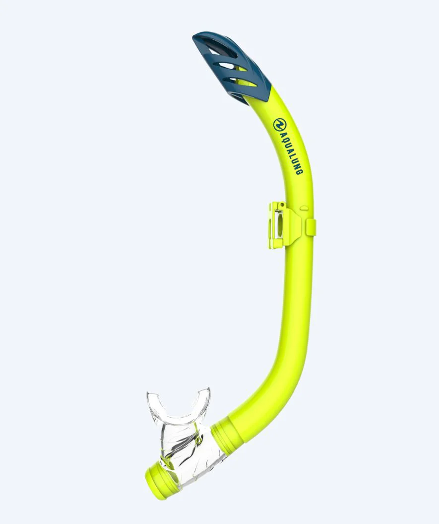 Aqualung fajka do snorkelingu dla dorosłych - Pike - Żółty/Petrol
