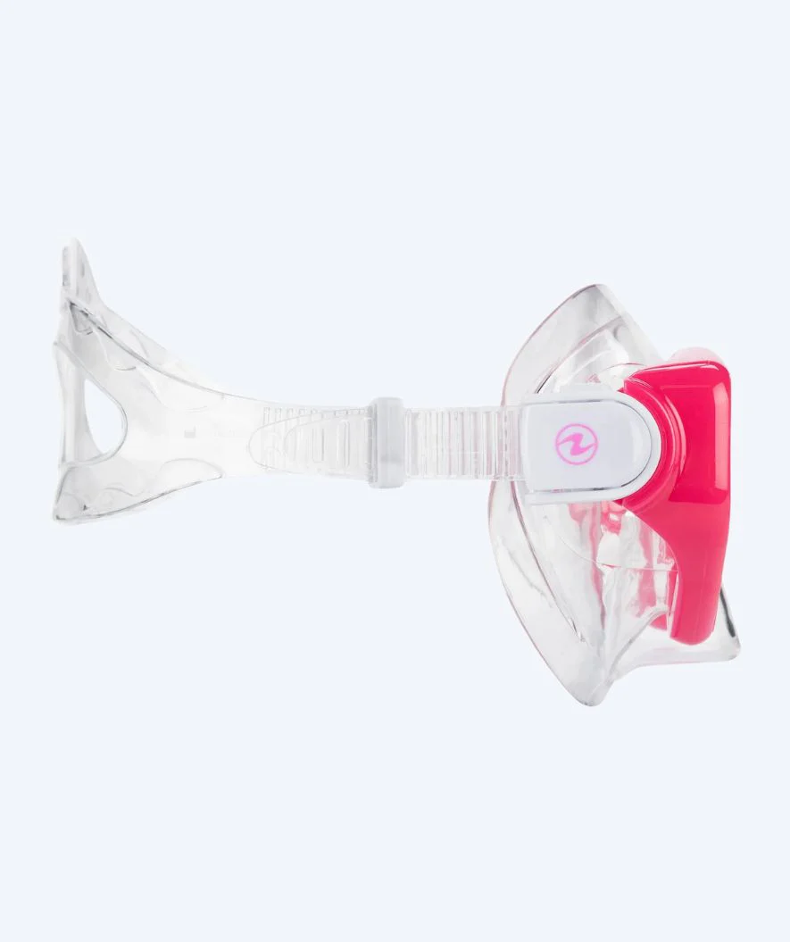 Aqualung zestaw maska + rurka do snorkelingu dla dorosłych - Saturn - Przezroczysty/jasnoróżowy - Image 4