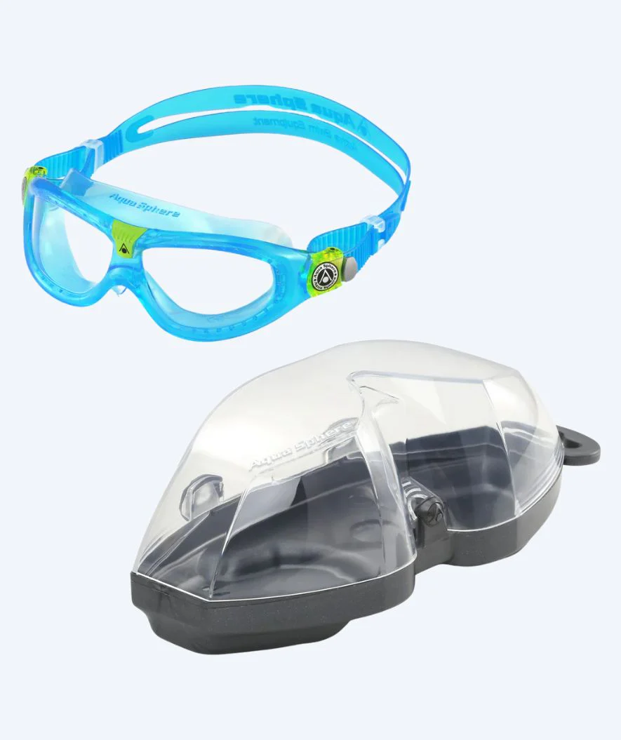 Aquasphere okulary do nurkowania dla dzieci (3-10 lat) - Seal 2 - Jasnoniebieski - Image 5