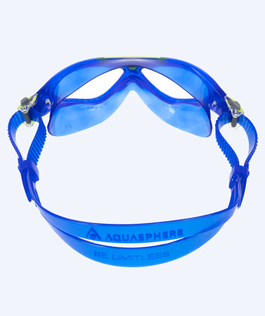 Aquasphere okulary do nurkowania dla młodzieży (6-15 lat) - Vista - Niebieski/zółty - Image 5