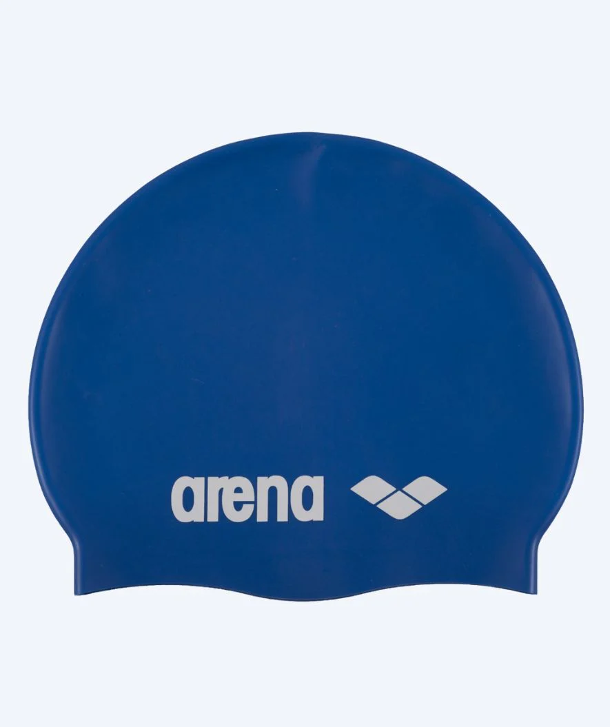 Arena czepek do pływania dla juniora (6-12) - Klasyczny silikon - Ciemnoniebieski