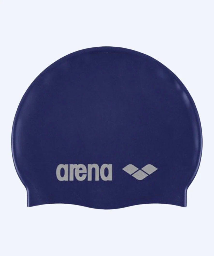 Arena czepek do pływania - Klasyczny silikon - Ciemnoniebieski
