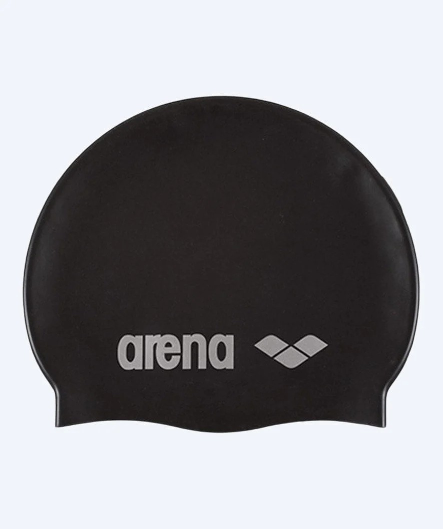 Arena czepek do pływania - Klasyczny silikon - Czarny