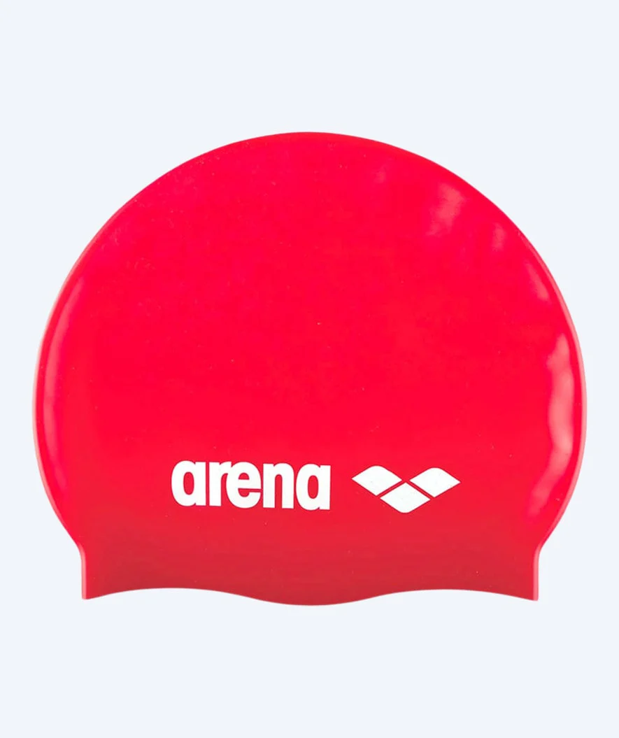 Arena czepek do pływania - Klasyczny silikon - Czerwony