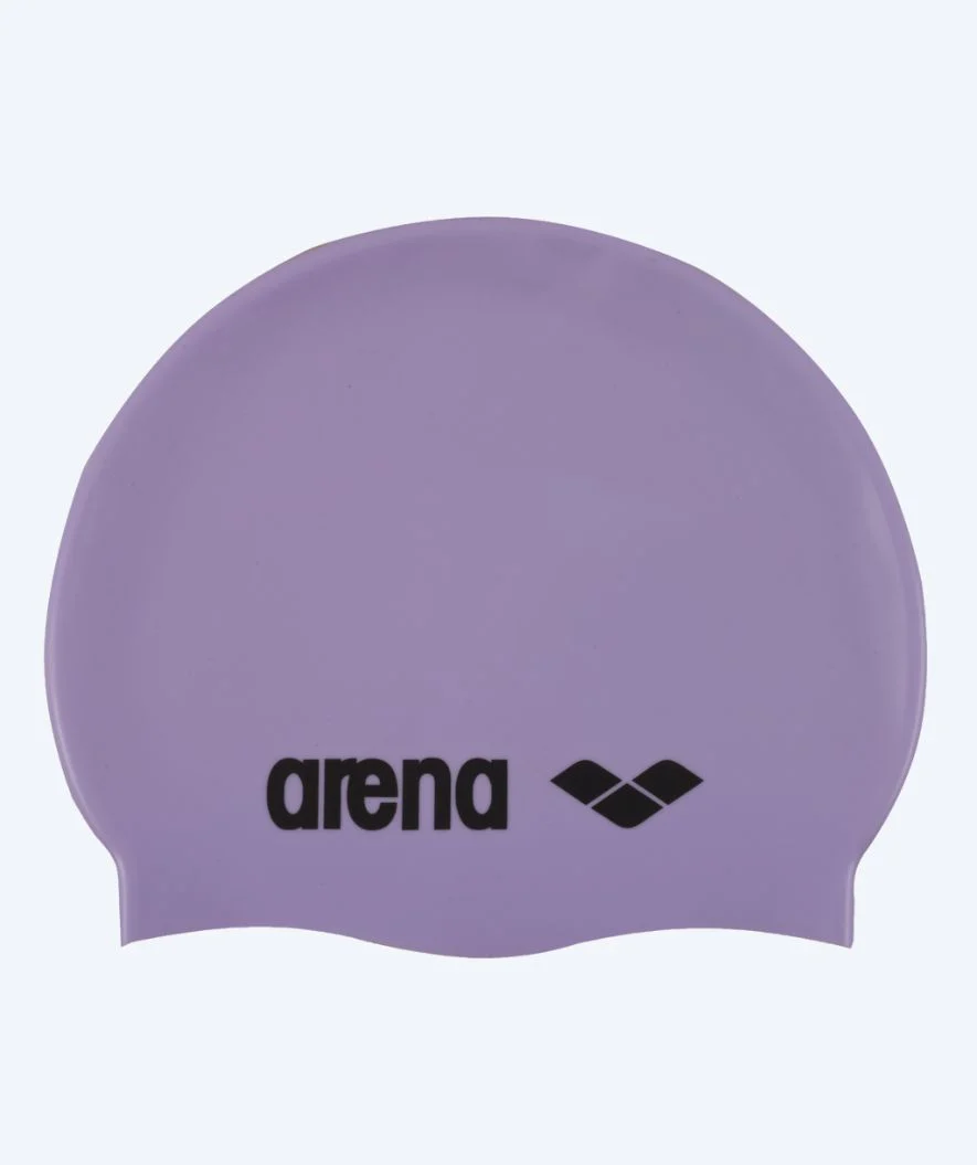 Arena czepek do pływania - Klasyczny silikon - Fioletowy/czarny
