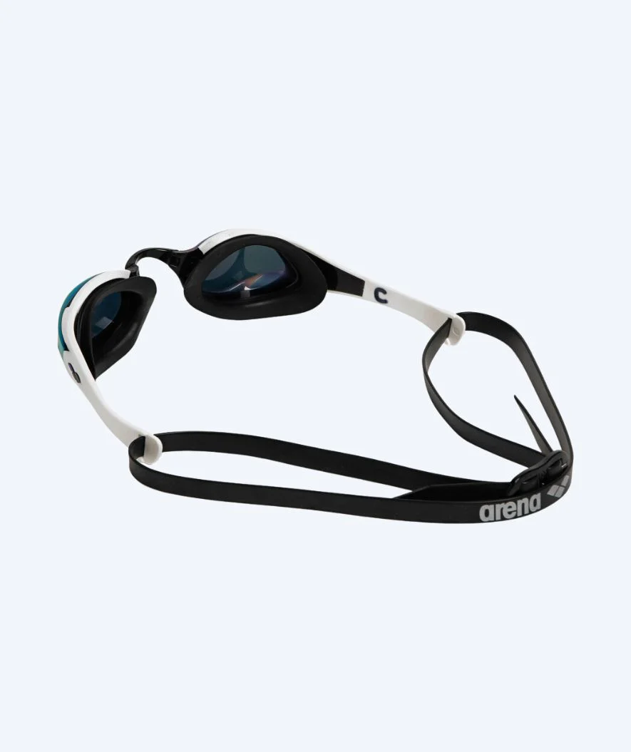 Arena Elite okulary do pływania - Cobra Edge SWIPE Mirror - Biały/złoty - Image 2