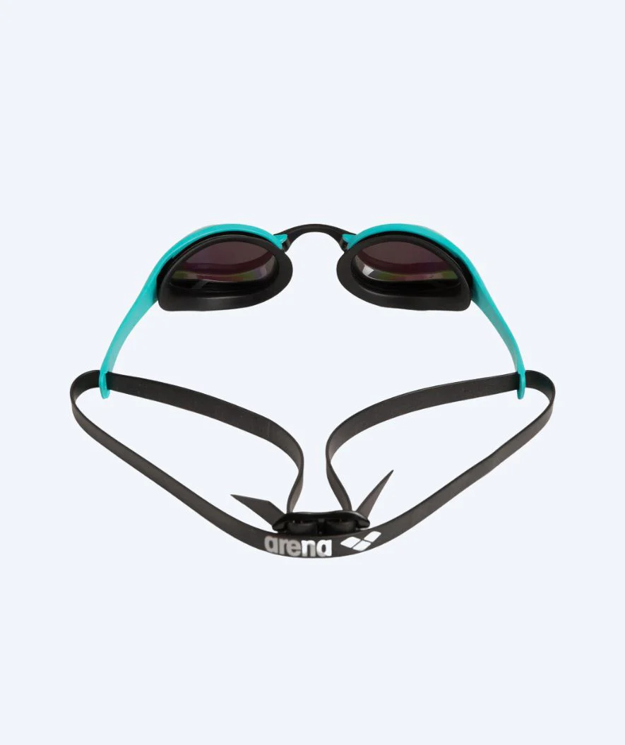 Arena Elite okulary do pływania - Cobra Ultra SWIPE Mirror - Jasnoniebieski/złoty - Image 4