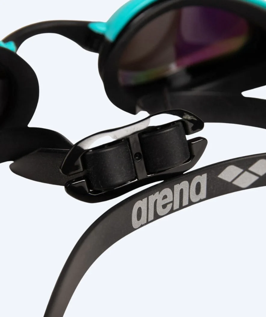 Arena Elite okulary do pływania - Cobra Ultra SWIPE Mirror - Jasnoniebieski/złoty - Image 5