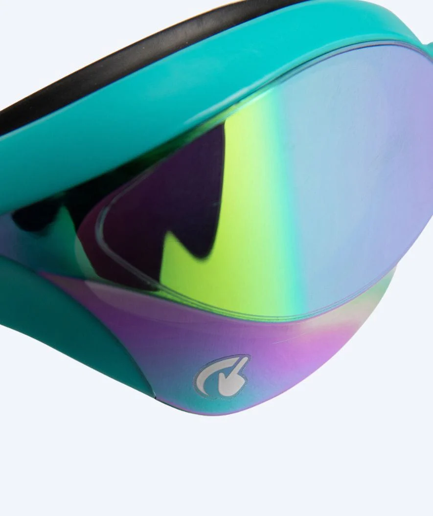 Arena Elite okulary do pływania - Cobra Ultra SWIPE Mirror - Jasnoniebieski/złoty - Image 6