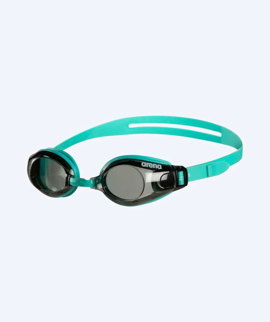 Arena okulary pływackie treningowe - Zoom X-Fit - Jasnoniebieskie (Szare szkła)