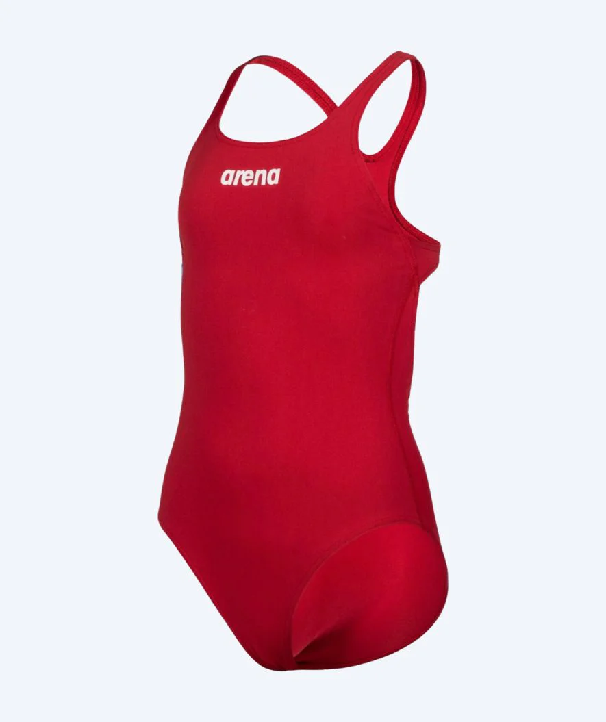 Arena strój kąpielowy dla dziewczynek - Team Swim Pro Solid - Czerwony - Image 2