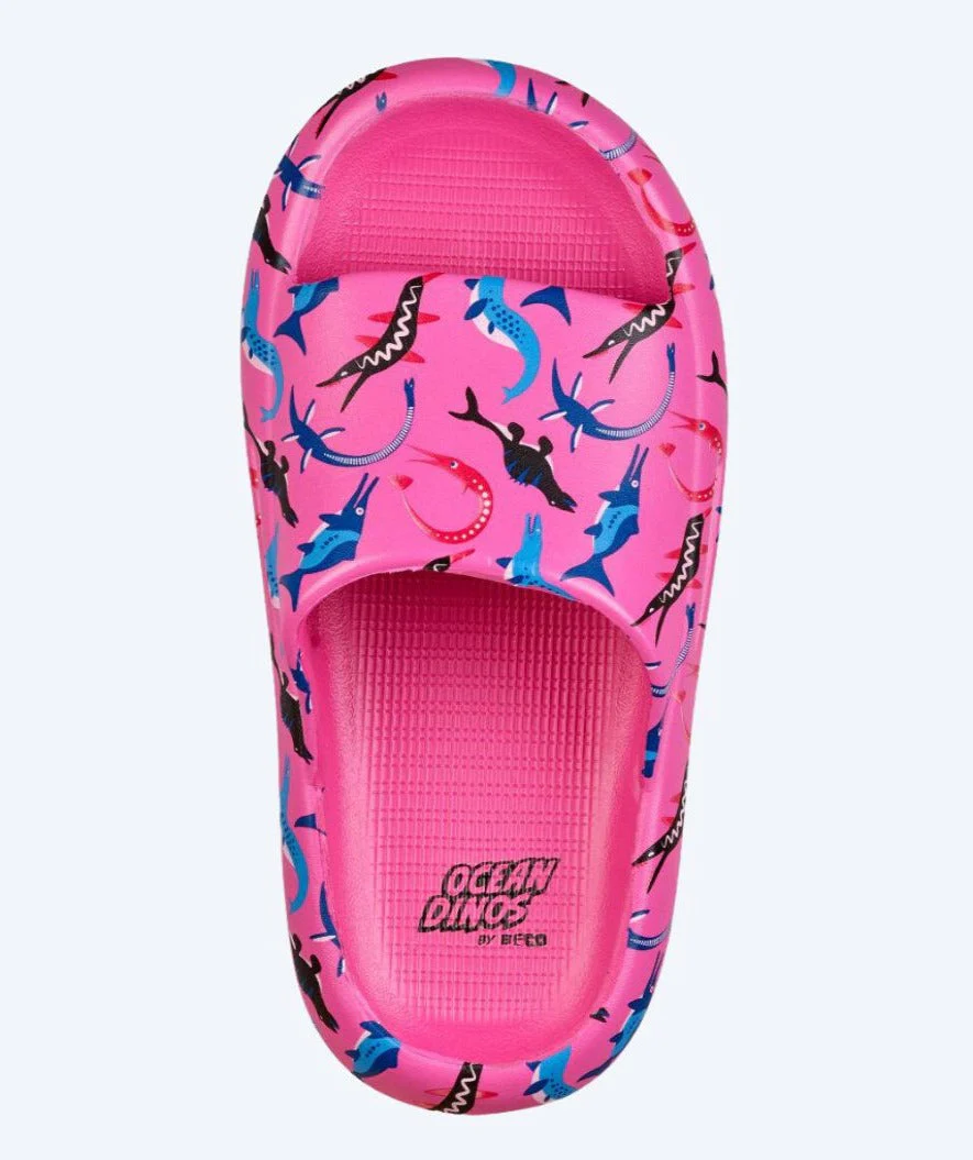 Beco klapki dla dzieci - Ocean Dinos - Różowy - Image 3