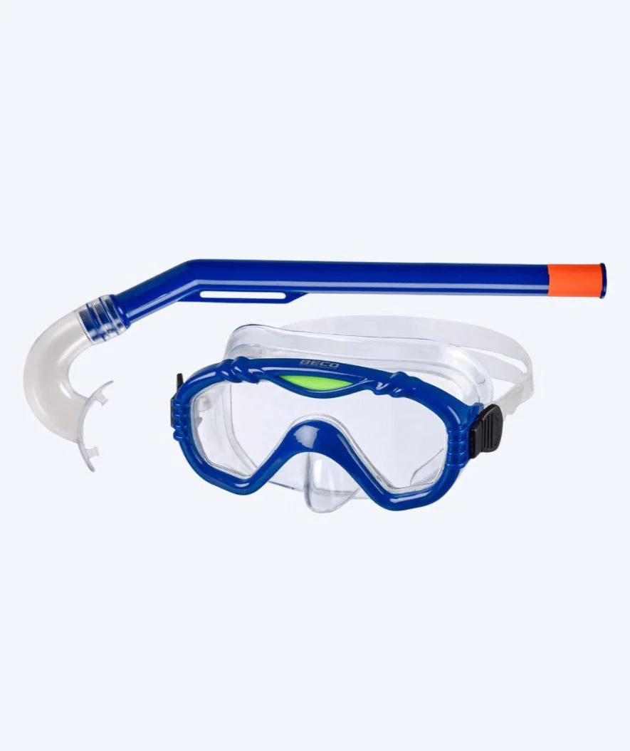 Beco zestaw maska + rurka do snorkelingu dla dzieci (od 4 lat) - Sealife - Ciemnoniebieski