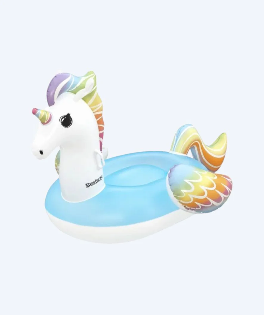 Bestway dmuchana zabawka do basenu - Fantasy Unicorn Ride-On - Biały/Wielokolorowy