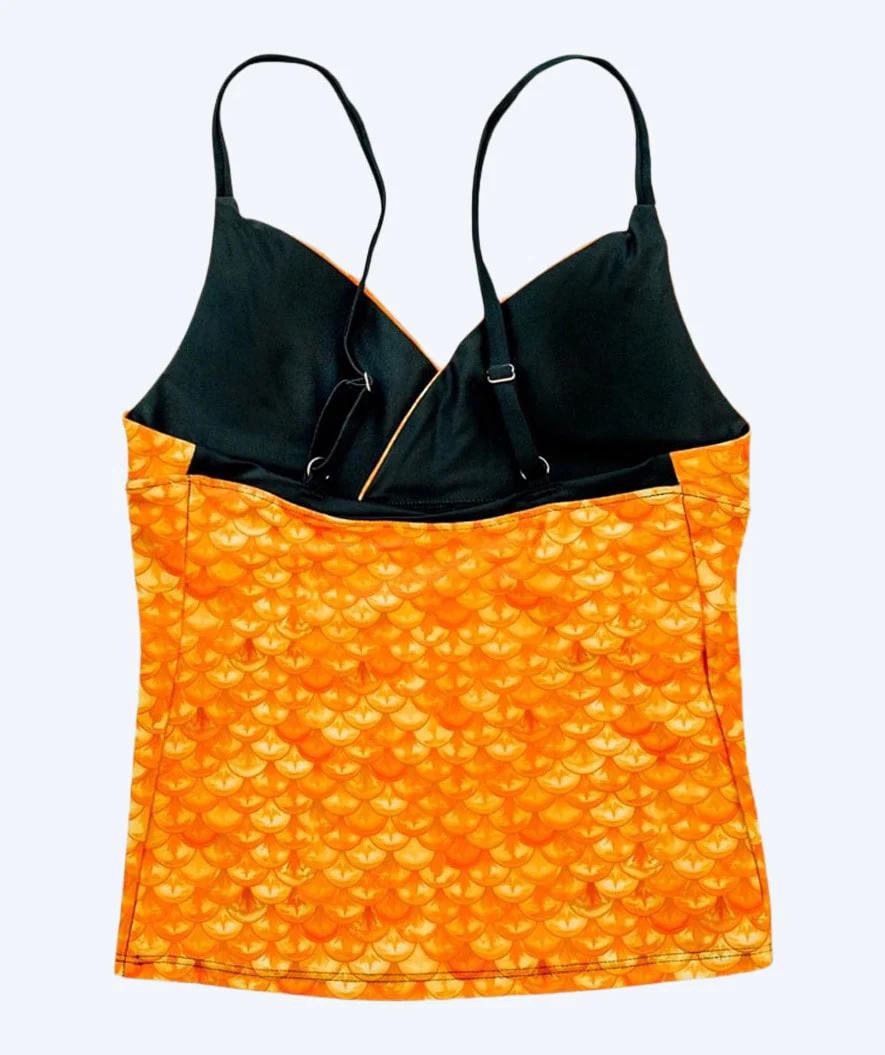 Fin Fun góra od tankini dla dziewczynek - Tropical Sunrise - Image 2