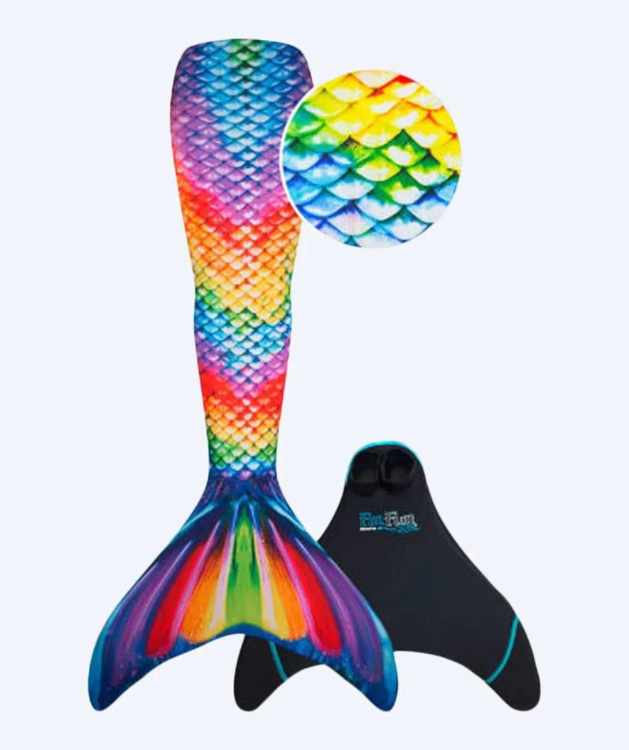 Fin Fun ogon syreny dla dorosłych - Zestaw - Rainbow Reef