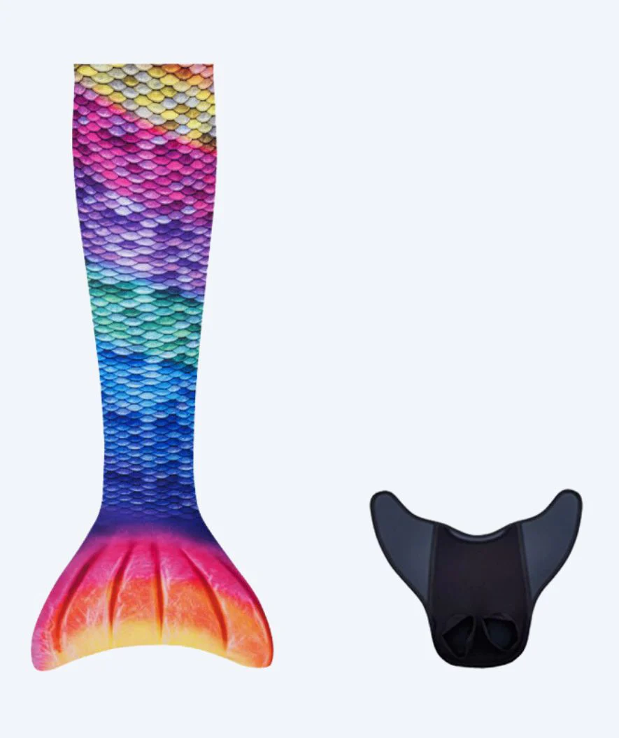 Kuaki Mermaids ogon syreny dla dzieci - Zestaw - Rainbow