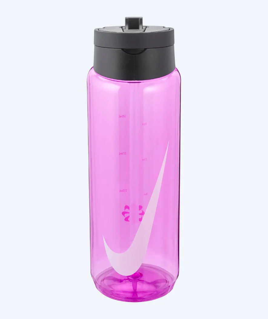 Nike bidon - Renew Recharge Straw - Różowy