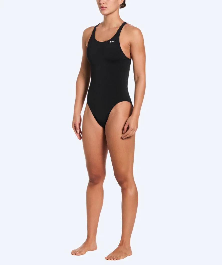 Nike strój kąpielowy dla kobiet - Hydrastrong Fastback - Czarny - Image 3