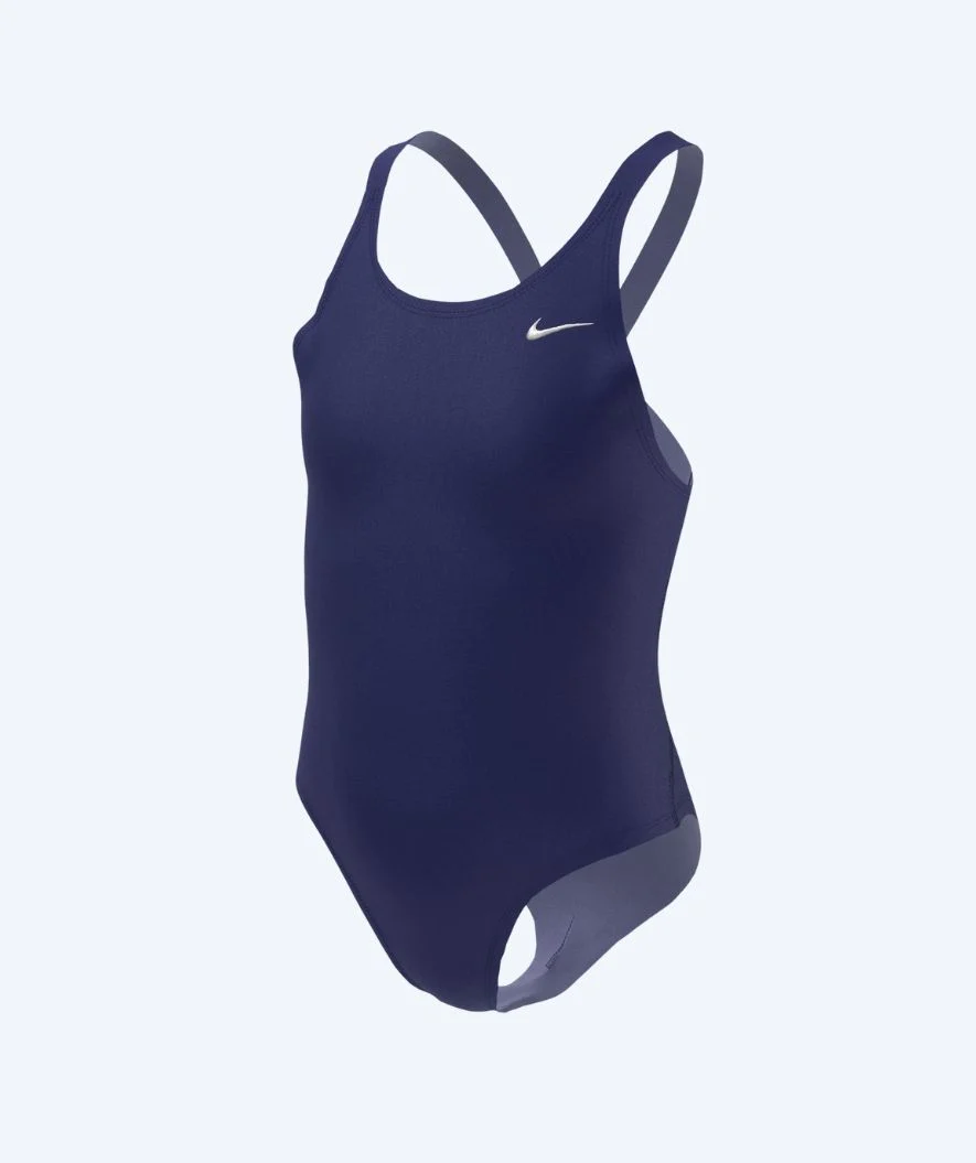 Nike strój kąpielowy dla dziewczynek - Hydrastrong Fastback - Ciemnoniebieski