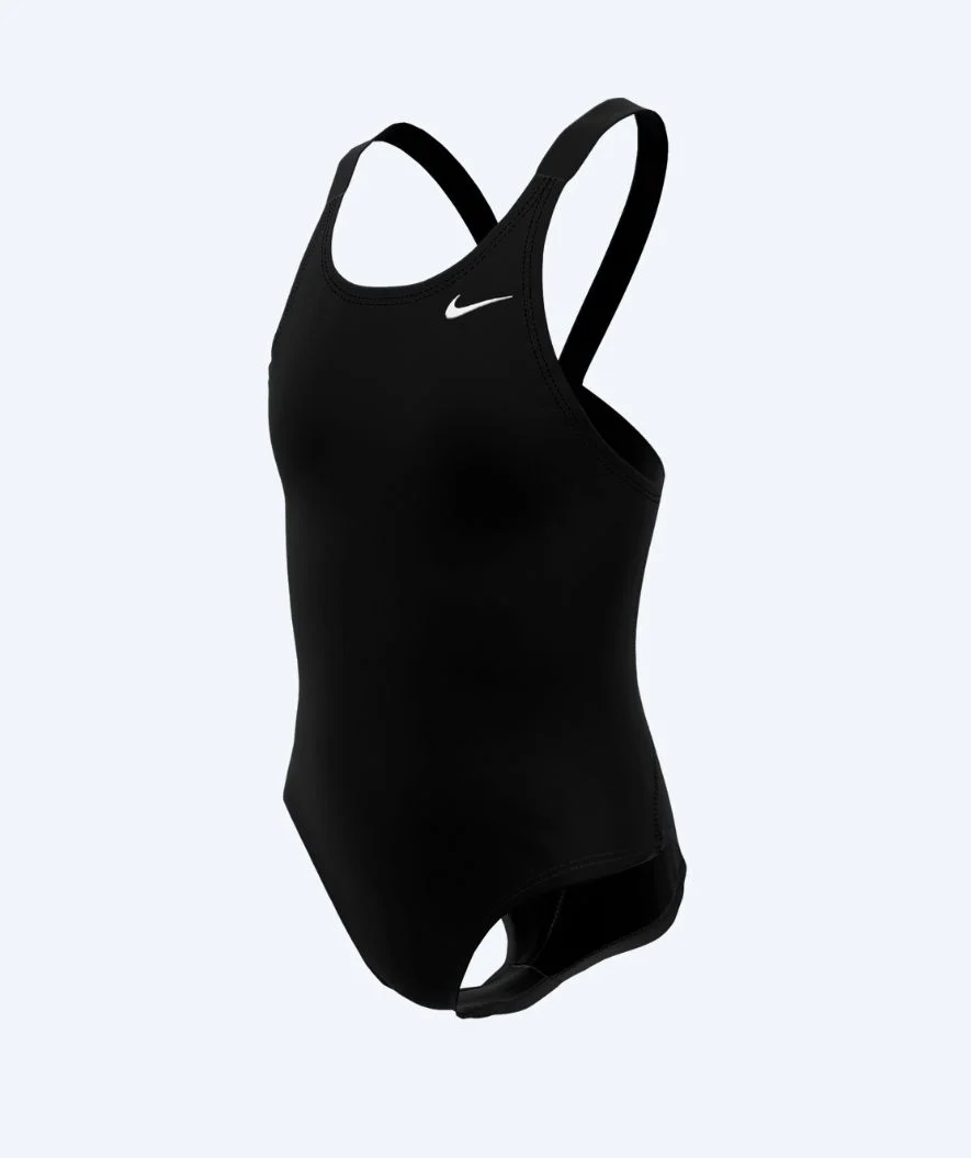 Nike strój kąpielowy dla dziewczynek - Hydrastrong Fastback - Czarny
