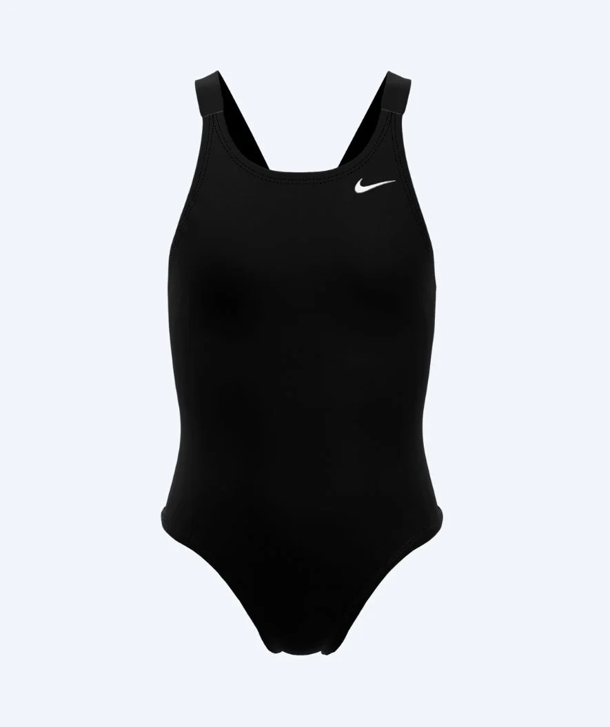 Nike strój kąpielowy dla dziewczynek - Hydrastrong Fastback - Czarny - Image 3
