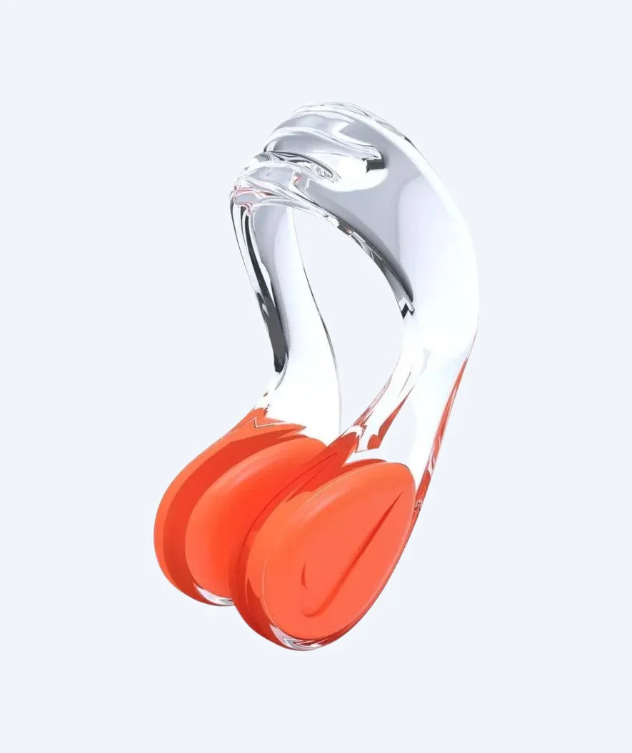 Nike zacisk do nosa - Przezroczysty/Pomarańczowy