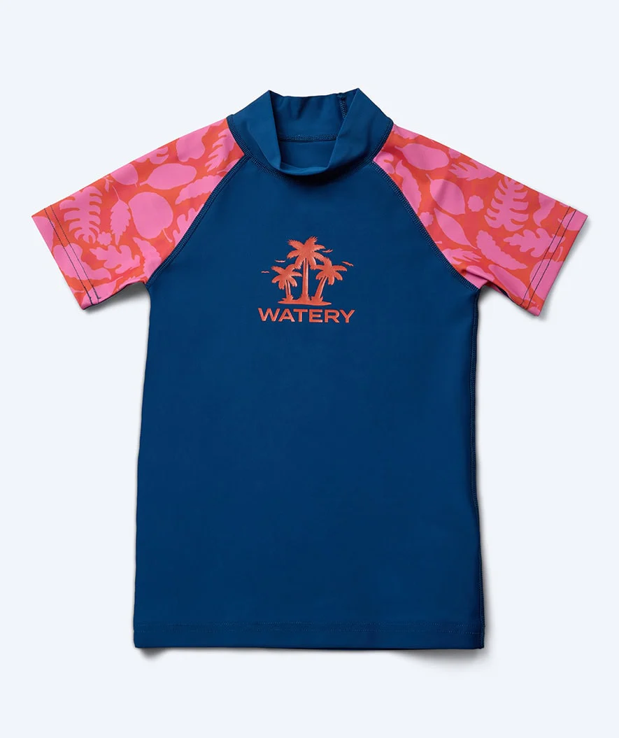 Watery koszulka UV dla dzieci - Osiris Kortærmet Rashguard - Różowy/ciemnoniebieski - Image 4