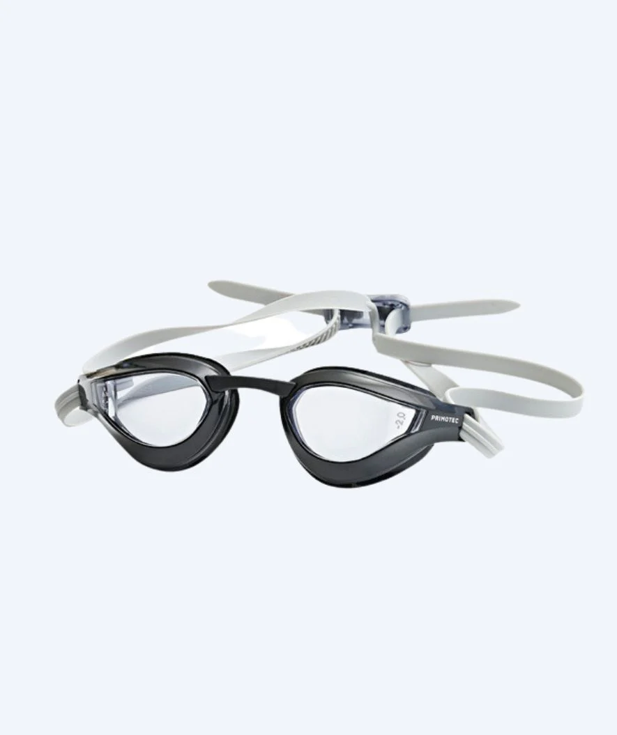 Primotec okulary do pływania dla dorosłych krótkowidzów od - (-2.0) do (-8.0) - Czarne