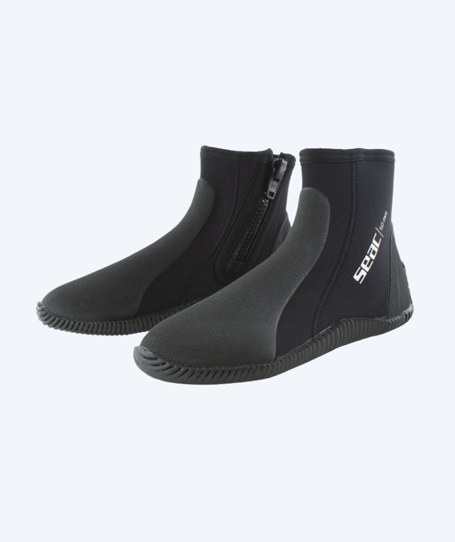SEAC wysokie buty neoprenowe dla dorosłych - Regular - Czarny - Image 4