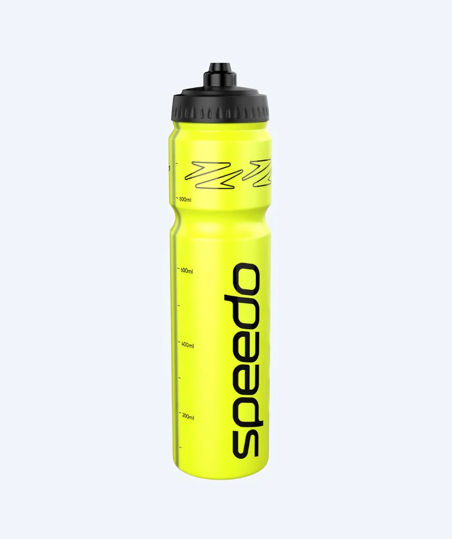 Speedo bidon - 1 litr - Żółty/czarny