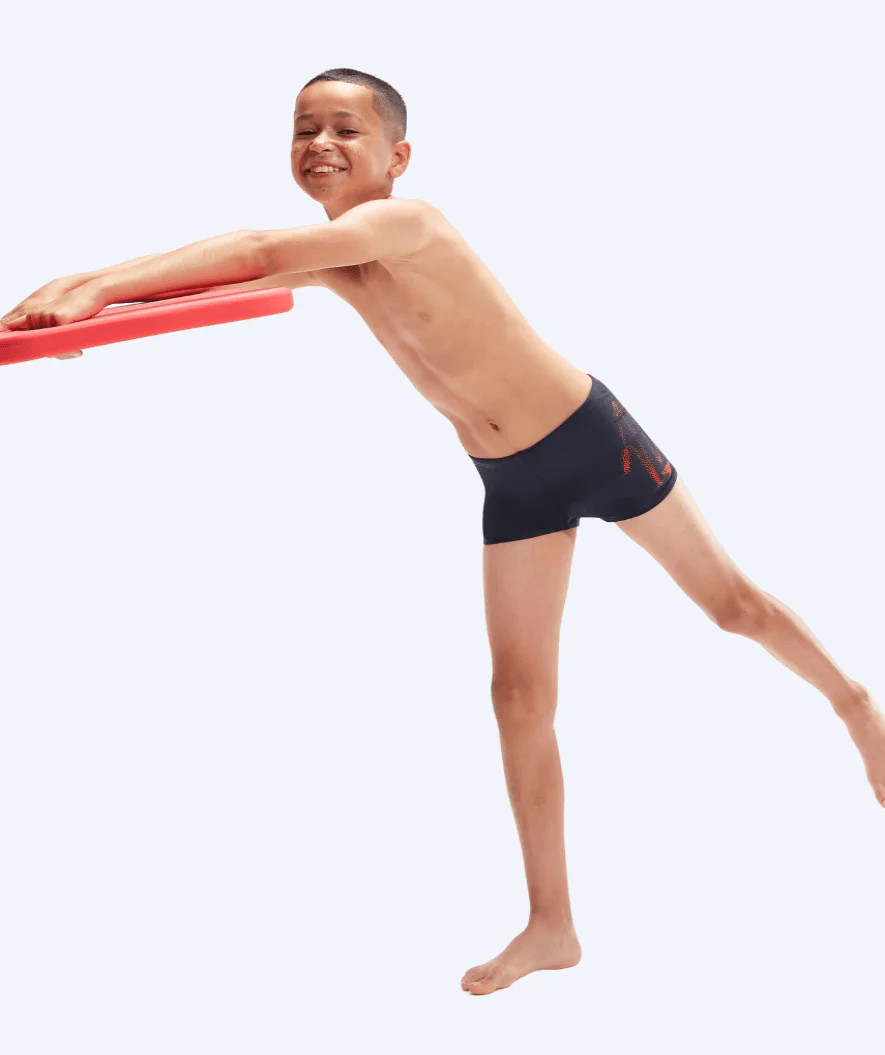 Speedo bokserki kąpielowe dla chłopców - Hyperboom Placement - Niebieski/czerwony - Image 6
