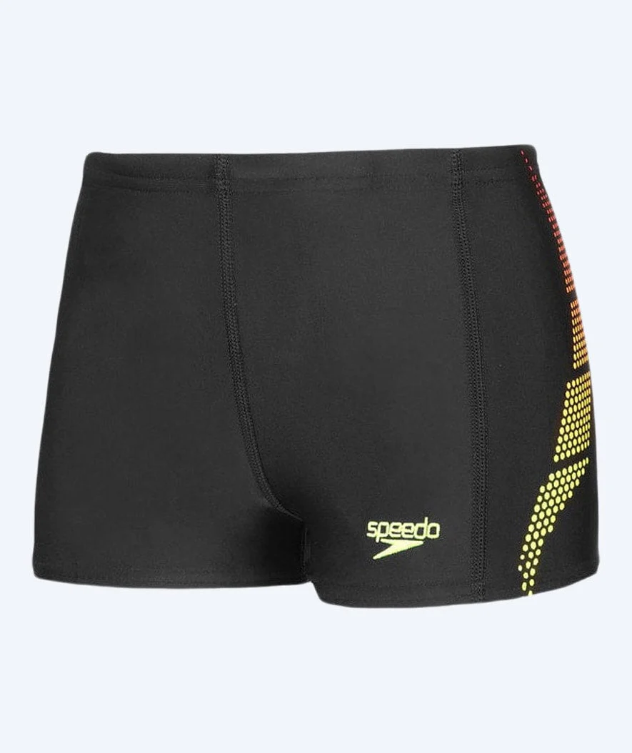 Speedo bokserki kąpielowe dla chłopców - Placement Panel - Czarny/zółty - Image 5