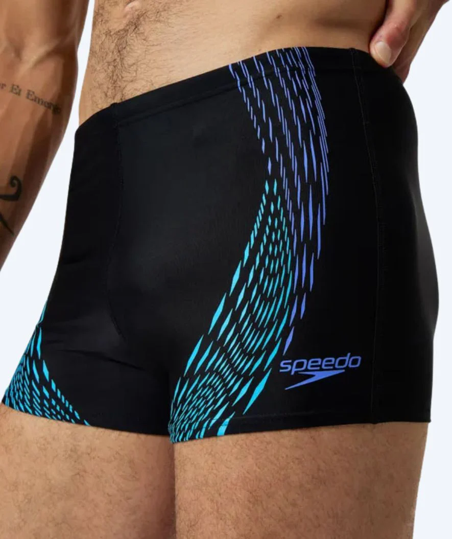 Speedo bokserki kąpielowe dla mężczyzn - Duo Logo Print - Czarny/ciemnoniebieski - Image 4