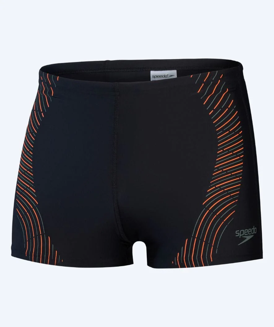 Speedo bokserki kąpielowe dla mężczyzn - Duo Logo Print - Czarny/zielony - Image 5