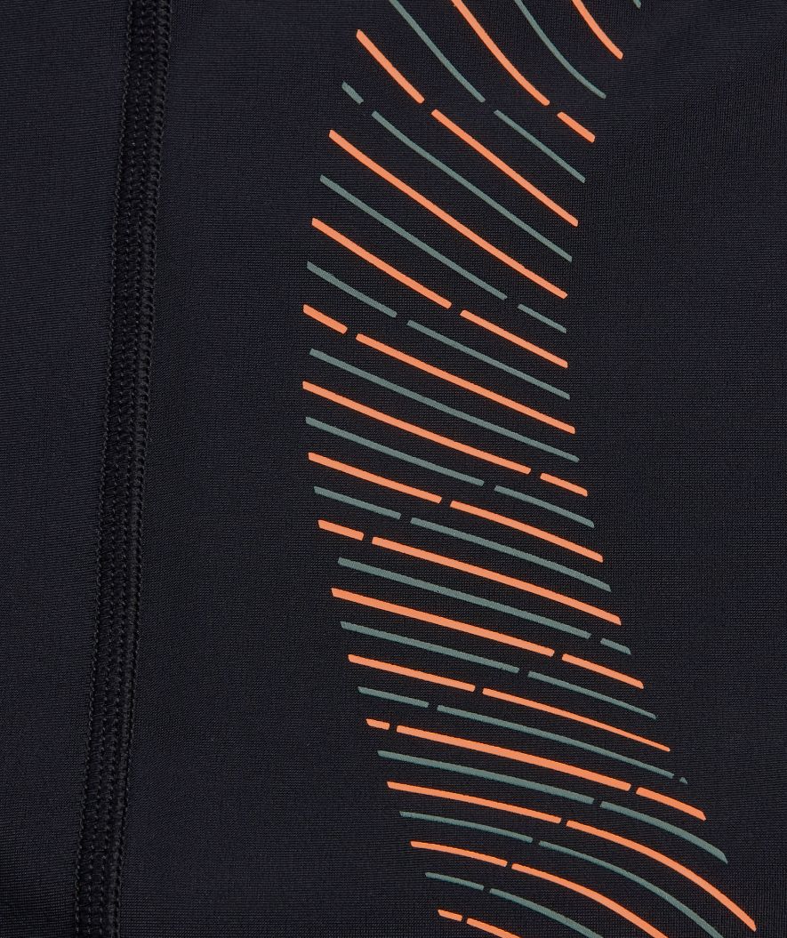 Speedo bokserki kąpielowe dla mężczyzn - Duo Logo Print - Czarny/zielony - Image 9