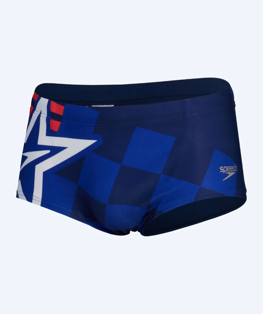 Speedo bokserki kąpielowe dla mężczyzn - Placement Digital - Niebiesko/czerwone - Image 5