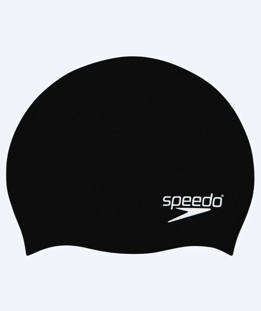 Speedo czepek do pływania dla juniora (6-16 lat) - Plain - Czarny