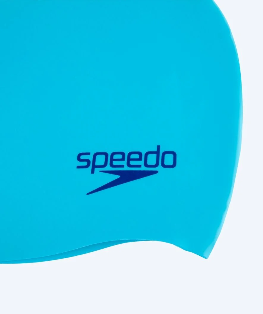 Speedo czepek do pływania dla juniora (6-16 lat) - Plain - Jasnoniebieski - Image 2
