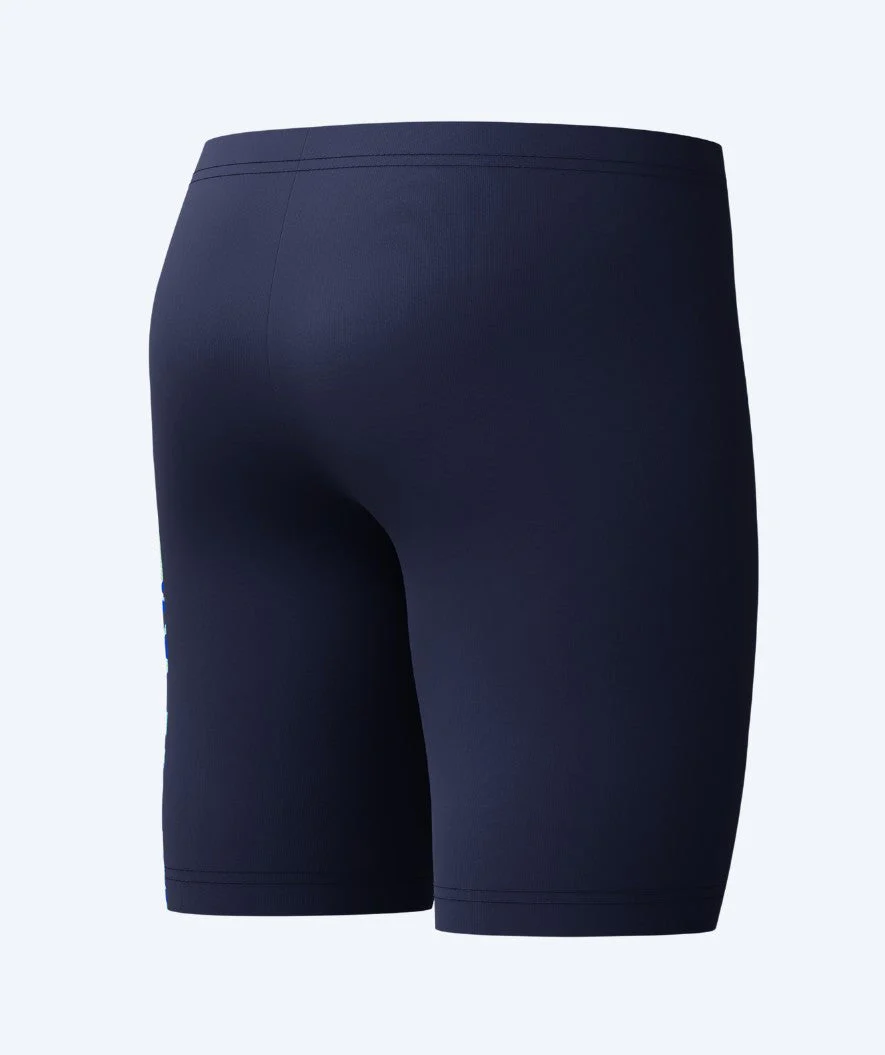 Speedo długie kąpielówki dla chłopców - Hyperboom Splice - Ciemnoniebieski/Zielony - Image 2