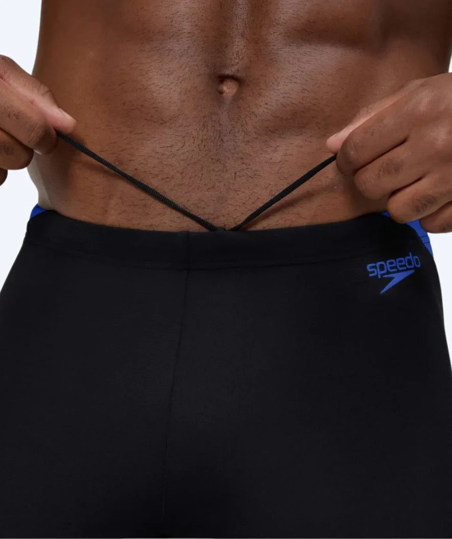 Speedo długie kąpielówki męskie - Hyperboom Splice - Czarny/ciemnoniebieski - Image 3