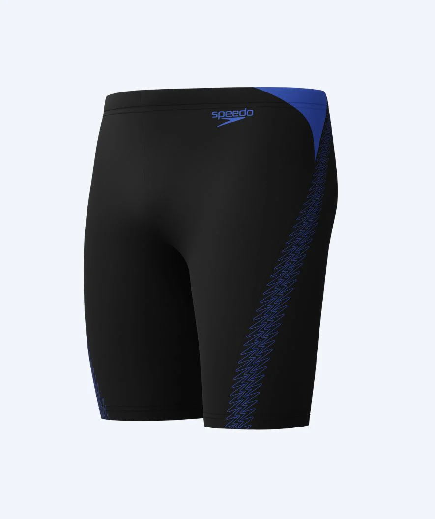 Speedo długie kąpielówki męskie - Hyperboom Splice - Czarny/ciemnoniebieski - Image 5