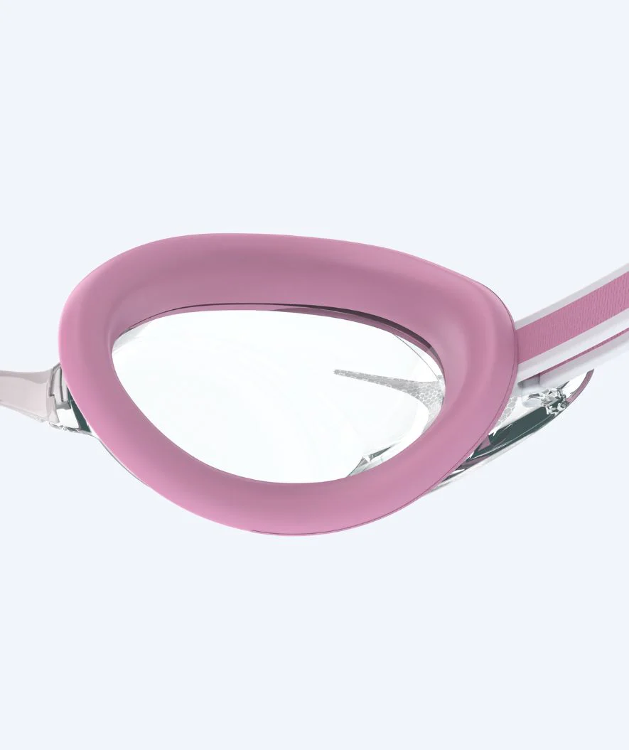 Speedo Elite okulary do pływania damskie - Vanquisher 3.0 - Jasnoróżowe/przezroczyste - Image 3