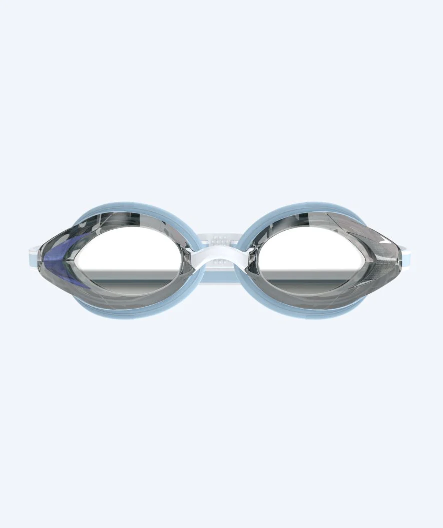 Speedo Elite okulary do pływania damskie - Vanquisher 3.0 Mirrored - Jasnoniebieskie/srebrne - Image 6
