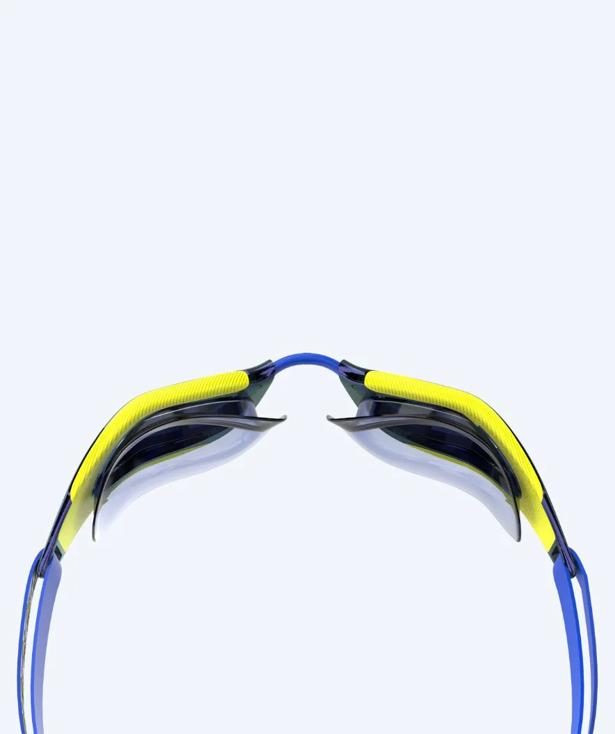 Speedo Elite okulary do pływania - Fastskin Hyper Elite Mirror - Żółty/niebieski - Image 2