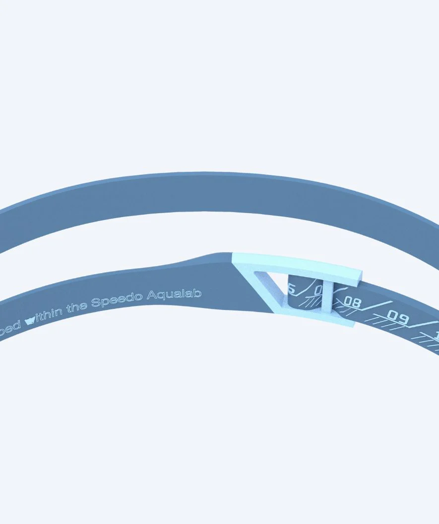 Speedo Elite okulary do pływania - Fastskin Pure Focus Mirror - Niebieski/ciemnoniebieski - Image 4