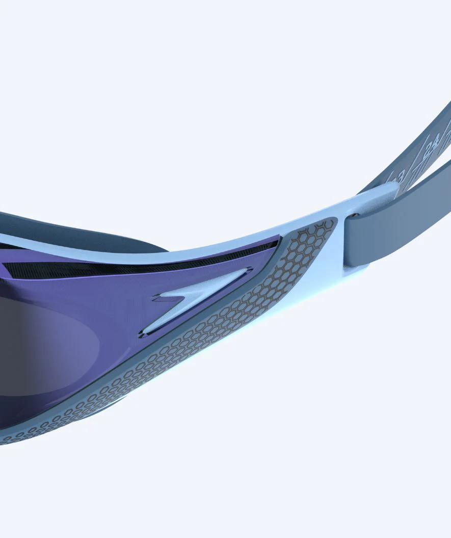 Speedo Elite okulary do pływania - Fastskin Pure Focus Mirror - Niebieski/ciemnoniebieski - Image 5