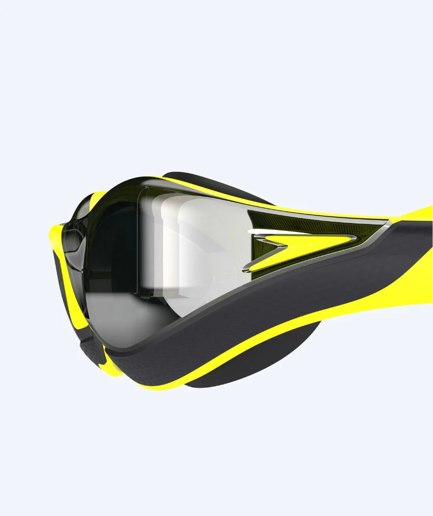 Speedo Elite okulary do pływania - Fastskin Pure Focus Mirror - Żółty/czarny - Image 4