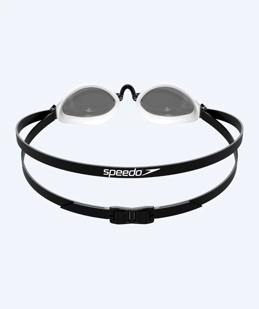 Speedo Elite okulary do pływania - Fastskin Speedsocket 2 - Białe/czarne (szare szkła) - Image 2