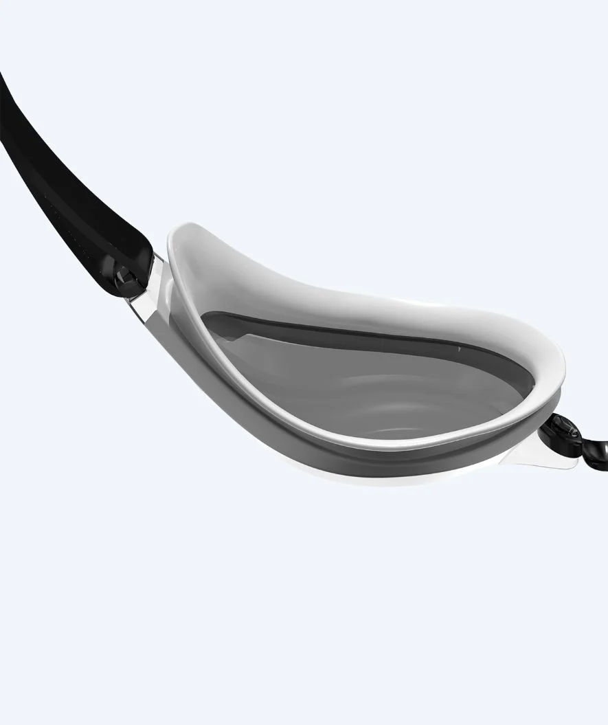 Speedo Elite okulary do pływania - Fastskin Speedsocket 2 - Białe/czarne (szare szkła) - Image 4